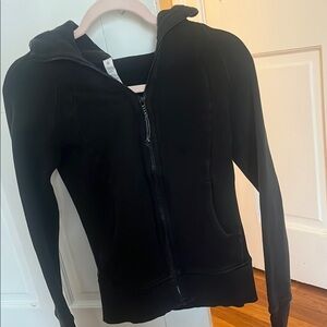 Lulu Lemon Black Zip-Up Hoodie
